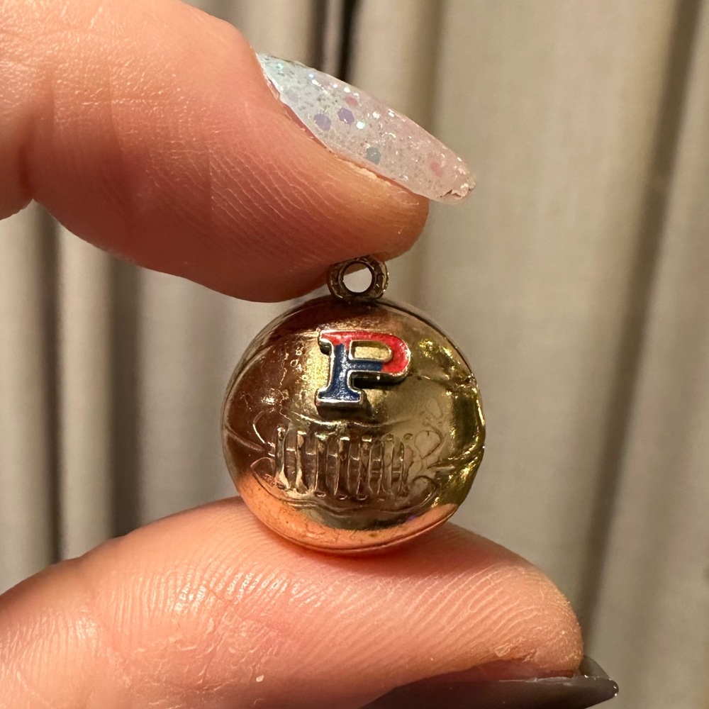 Vintage Basketball Gold Filled Pocket Watch Fob Pendant or Charm 12K